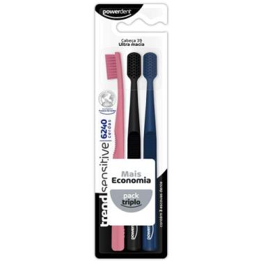 Imagem de Escova de Dentes Trend Sensitive Pack 3un  Macia e Confortável para De