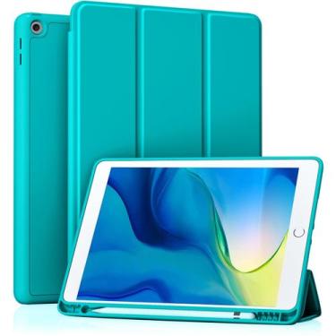 Imagem de Capa Akkerds compatível com iPad 10.2 2021/2020/2019 Teal
