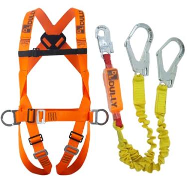 Imagem de Kit Cinto Paraquedista DLT-015A + Talabarte em Y DLTABS-03 Dully