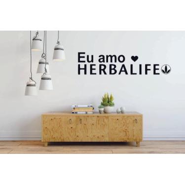 Imagem de Adesivo de Parede Decorativo Cozinha Frase Herbalife - V3 Shop