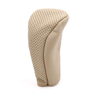 Imagem de Capa protetora de couro sintético com fecho de zíper para carro automotivo bege