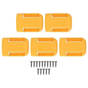 Imagem de Conjunto de 5 suportes de bateria de 20 V 60 V, montagem de bateria, conjunto de suporte de doca para DCB200 DCB201 DCB203 DCB204 DCB206