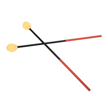 Imagem de XUXHOU Martelo de Baqueta de Marimba, Fibra de Carbono + Fio de Algodão, Som Nítido, Essencial para Iniciantes, Pacote Com 2 (Cabeça Amarela)