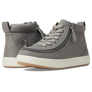 Imagem de BILLY Footwear Top infantil clássico DR High II High II para crianças – cabedal de lona – bico redondo – entressola e sola TPR, Cinza escuro, 3 Wide Little Kid