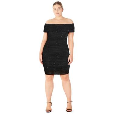 Imagem de City Chic Vestido feminino plus size - Kayla, Preto, 50