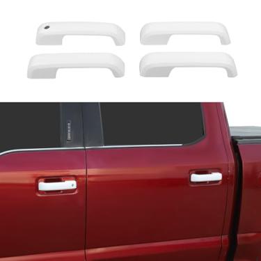 Imagem de Capa de maçaneta externa para Ford F150 2015-2020, capas de maçaneta de porta externa automotiva, acabamento de decoração, acessórios externos