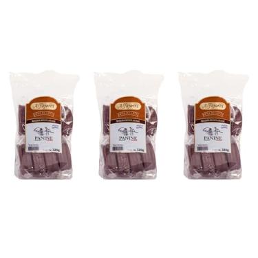 Imagem de Alfajor de Doce de Leite, Cobertura de Chocolate (Panine, Serra Gaúcha) 320g (3 Unidades)