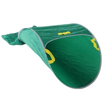 Imagem de Asixxsix Coletor de folhas, sacos dobráveis e portáteis para folhas, sacos reutilizáveis para resíduos de jardim com abertura dupla, para folhas e lixo do gramado (A)