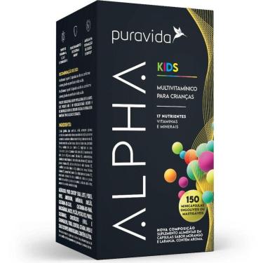 Imagem de Vitaminas Minerais Infantil Alpha Kids 150Caps - PuraVida-Unissex