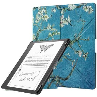 Imagem de Akacy Capa com padrão pintado para Kindle Scribe 10,2 polegadas, leve e segura para água, capa protetora dobrável geração 2024 e 2022 (8)