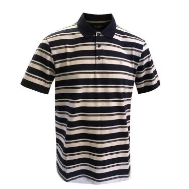 Imagem de Camiseta Polo Individual MC Fio Tinto Azul Marinho-Masculino