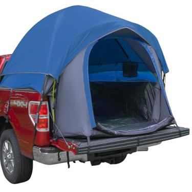 Imagem de Barraca para caminhonete – Capa de trailer ventilada resistente à água – Serve para camiões de 5,5 a 1,8 m – barraca de acampamento para 2 pessoas com bolsa de transporte da Wakeman Outdoors (azul)