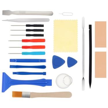 Imagem de Ferramenta profissional de abertura segura 22 em 1, kit de ferramentas manuais para reparo de telefone celular para iPhone, smartphone, laptop, tablet