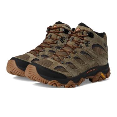 Imagem de Merrell Bota de caminhada masculina Moab 3 Mid Wp, Nova verde-oliva/chiclete, 8 Wide