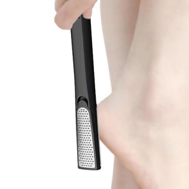 Imagem de Shakven Raspador de arquivo de pé, raspador de pé de três lados - Arquivos manuais de pedicure para pés,Ferramenta multifuncional de pedicure para pedicure, fricção e esmerilhamento de pés
