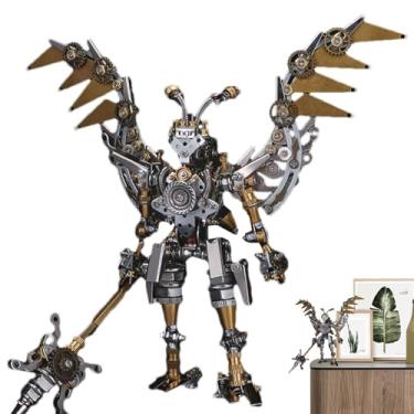 Imagem de Quebra-cabeça de metal, quebra-cabeças de metal para adultos, Kit de construção de modelo de figura antiga chinesa, Kits de modelos de metal deformáveis para construir enfeites de quebra