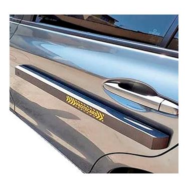 Imagem de Protetor Magnético Removível para Portas Carro 1 Par (2 Peças) 2 Imãs e Cabo de Aço (Preto)