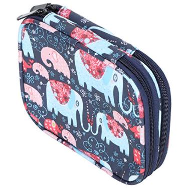 Imagem de Acouto Bolsa de Armazenamento de crochê Feita à Mão Com Dupla Face - Pano de Grande Capacidade para Organizar Pacotes de Agulhas de crochê, Ferramentas de tricô e Fios, Acolchoamento e Costura Perfeitos - Bolsa Vazia Rosa (pano 600D Oxford 3)