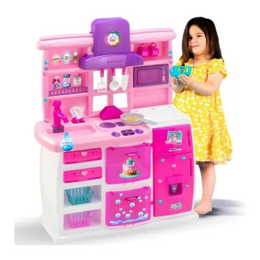 Imagem de Cozinha Infantil Completa Com Água Som Acessórios Magic Toys