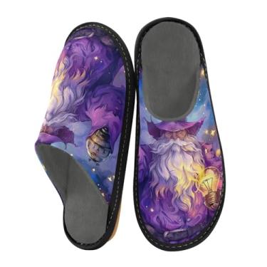 Imagem de STAYTOP Pantufa Wizard Lamp House para mulheres, chinelos masculinos difusos, espuma viscoelástica macia e confortável, antiderrapante para uso interno e externo - 25, A, XX-Large