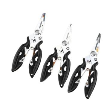 Imagem de Alicate De Pesca Multifuncional Com Boca Curva Para Cortar, Desengatad