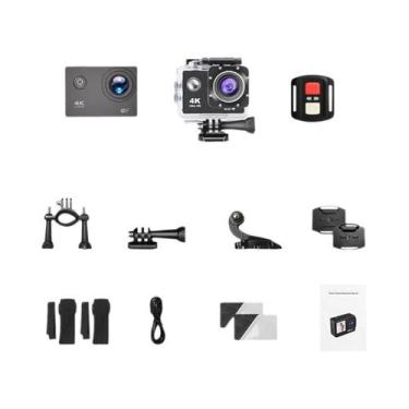 Imagem de Câmera De Ação 4K À Prova d'Água Com WiFi, 4K/30FPS, Tela De 2.0", GPS