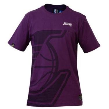 Imagem de Camiseta NBA La Lakers Fullface Símbolo Roxo - Masculino-Masculino
