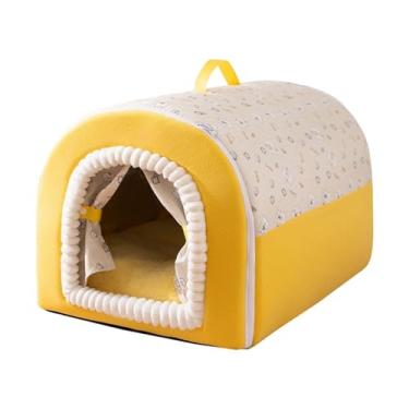 Imagem de FashionCha Cama para Animais de Estimação, Casinha para Cães, com Base Antiderrapante, Abrigo Aconchegante para Animais de Estimação, Tenda Canina para Filhotes, L