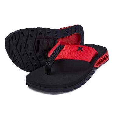 Imagem de Chinelo Sandália Kenner Rakka DBT06- Preto/ Vermelho-Masculino