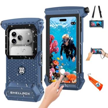 Imagem de Saupsitnz Capa de telefone 2025 Mergulho Snorkeling para iPhone 17/16/15/14/13/12/11 Pro Max/XS/X Samsung Galaxy S25/S24/S23 Professional Scuba Dive Waterproof Underwater Photo Video Cover (5ª geração
