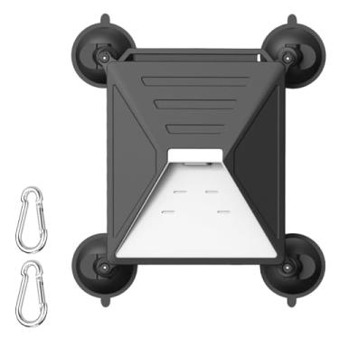 Imagem de BOYISEN Suporte Starlink mini ventosa com capa protetora de silicone design 2 em 1 para janelas de carros, tetos solares, trailers e barcos – forte sucção para sinal de satélite estável em viagens