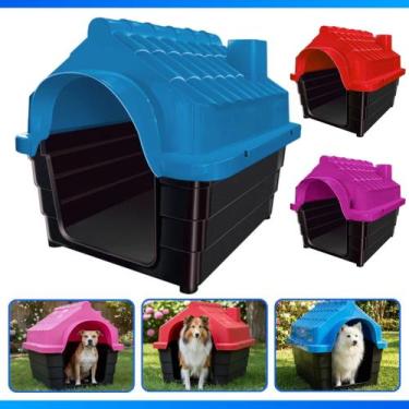 Imagem de Casa De Pet Casinha De Cachorro Desmontável N5 MecPet - Mec Pet, Azul