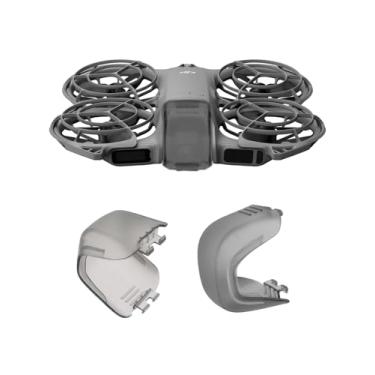 Imagem de Pacote com 2 capas de lente para drone DJI Neo 2, protetor de gimbal de policarbonato espesso FJIASTB (transparente)