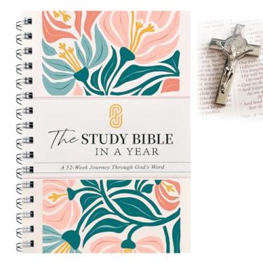Imagem de A Bíblia em um ano: 52 semanas de estudo através da palavra de Deus, um lindo ano na Bíblia para mulheres.