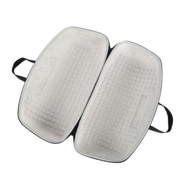 Imagem de Estojo de viagem resistente para alto-falantes Boombox4 com design anticolisão e estojos organizadores de acessórios integrados (cinza)