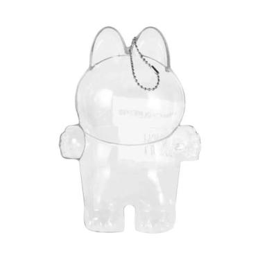 Imagem de Caixa Organizadora Transparente Para Bonecos De Pelúcia Labubu Monster