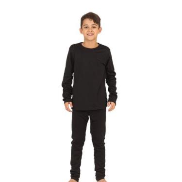 Imagem de Conjunto Térmico Blusa Manga Longa e Legging Flanelada Segunda Pele Fr