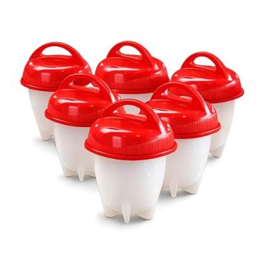 Imagem de Kit 6 Formas de Silicone Antiaderente Copo Para Cozinhar Ovos | Molde Utensílio de Cozinha e Culinária