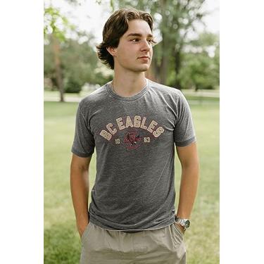 Imagem de Blue 84 Camiseta padrão NCAA oficialmente licenciada com sinal de fumaça, cor do time