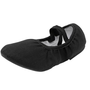 Imagem de Sapatos de dança femininos de salto de 1 cm para adultos, sola de borracha, plus size, outono, inverno, confortável, cadarço para professores, sapatos de dança, Preto, 36