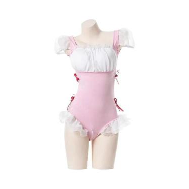 Imagem de Fantasia Sexy De Maid Lolita Para Mulheres, Vestido Kawaii Com Avental