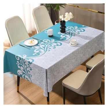 Imagem de Toalha de mesa de PVC toalhas de mesa retangulares não laváveis, tapetes de mesa de café, toalhas de mesa, tapete de mesa (2.120 x 120 cm)