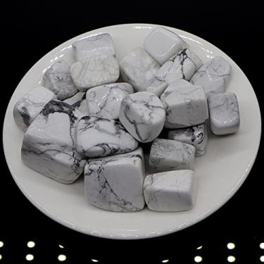 Imagem de Cristais e pedras de quartzo howlita branco natural para decoração de aquário doméstico