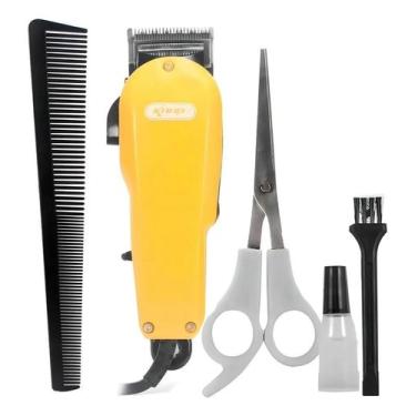 Imagem de Cortador de cabelo Knup QR-8918 amarelo