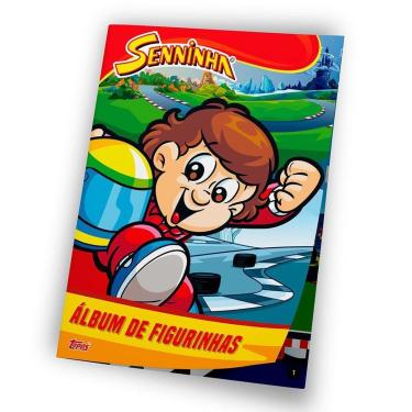 Imagem de Topps Kit Álbum Senninha Completo - 128 figurinhas-Unissex
