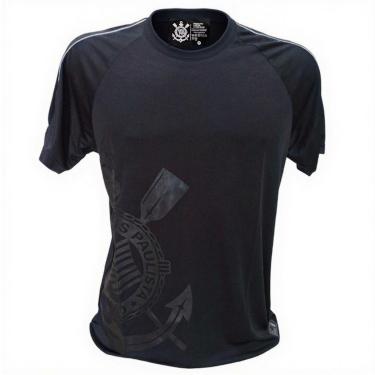 Imagem de CAMISA MASCULINA CORINTHIANS RAGLAN REC VIVO BLACK-Masculino
