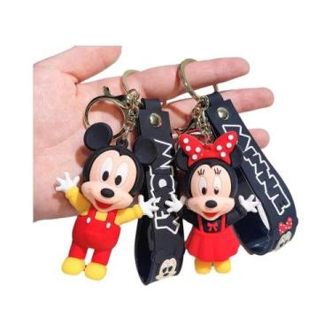 Imagem de Chaveiro Fofo De Halloween Anime Mickey Minnie Para Mochila De Estudan