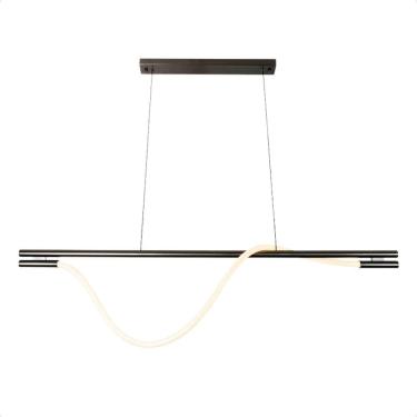 Imagem de Pendente Led Moderno Taschibra Organic Tex Luz Quente 3000K