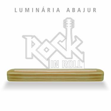 Imagem de Luminária De Mesa Abajur Rgb Colorida - Rock In Roll