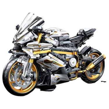 Imagem de Moto Machine Player Blocos De Montar Com 2078 Peças